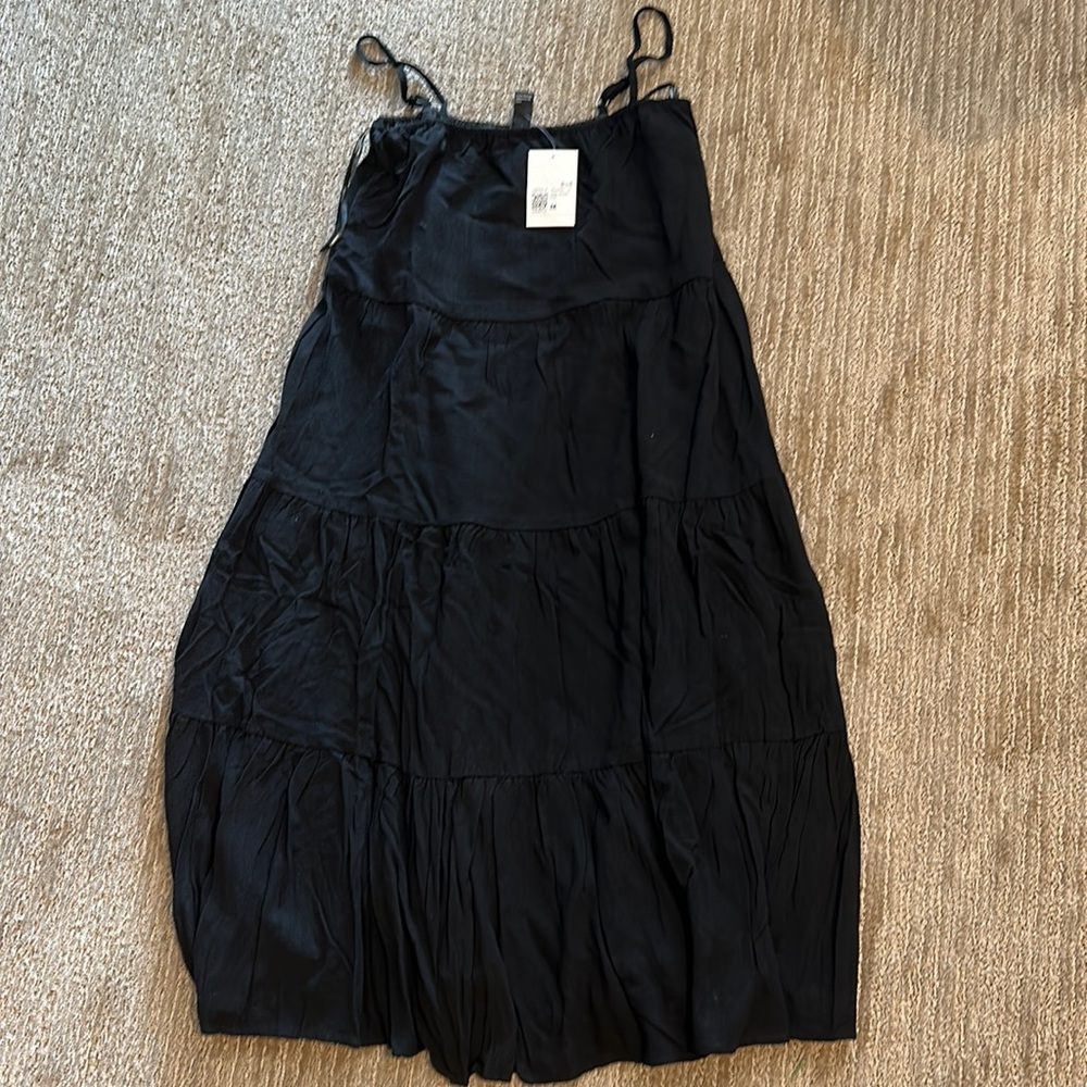 Black flowy dress